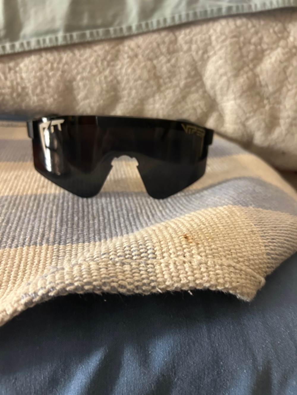 pit viper Black Shield Sunglasses